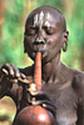 Surma woman with pipe